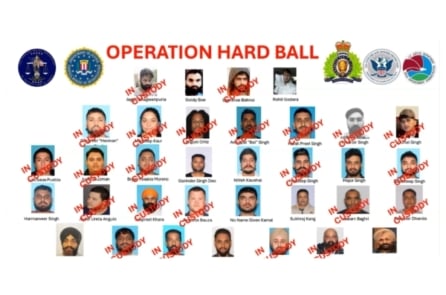 Mỹ, Canada và châu Âu đồng loạt truy quét băng đảng Ấn Độ, bắt 24 nghi phạm