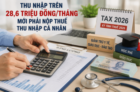 Nghị định mới quy định thu nhập trên 28,63 triệu đồng/tháng mới phải nộp thuế 