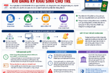 Từ 1/8, đăng ký khai sinh cho trẻ được thực hiện liên thông điện tử 