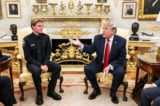Ông Trump tiếp kiến nhân viên cứu hộ 16 tuổi tại Nhà Trắng