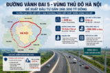 Đề xuất đầu tư hơn 288.000 tỷ đồng xây đường Vành đai 5 Vùng Thủ đô