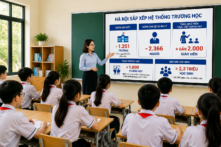 Hà Nội giảm 2.366 cán bộ quản lý sau sắp xếp trường 