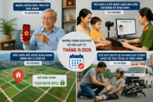 Những chính sách mới đáng chú ý có hiệu lực từ tháng 9/2026