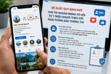 Chủ tài khoản mạng xã hội từ 1 triệu người theo dõi có thể phải khai thông tin 