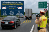 CSGT tiếp tục xử lý tài xế không giữ khoảng cách an toàn trên cao tốc 
