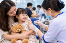 Gần 25.000 mũi vắc-xin tay chân miệng được tiêm sau 5 ngày
