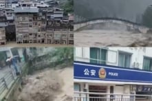 Mưa lớn ở Trùng Khánh, mực nước 5 con sông dâng tới 4 mét