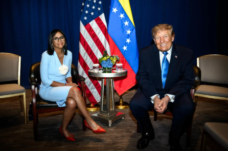 Ông Trump lần đầu gặp Tổng thống lâm thời Venezuela: Tập trung vào năng lượng và an ninh