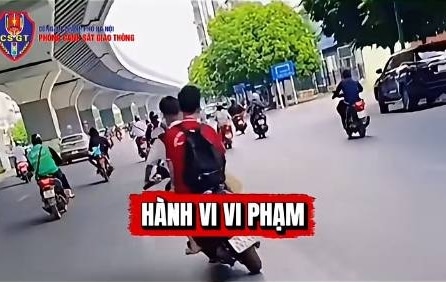 Hà Nội: Giao xe máy điện cho con 15 tuổi lạng lách, người mẹ bị phạt 9 triệu đồng