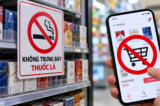 Đề xuất cấm trưng bày thuốc lá, bán thuốc lá trên mạng